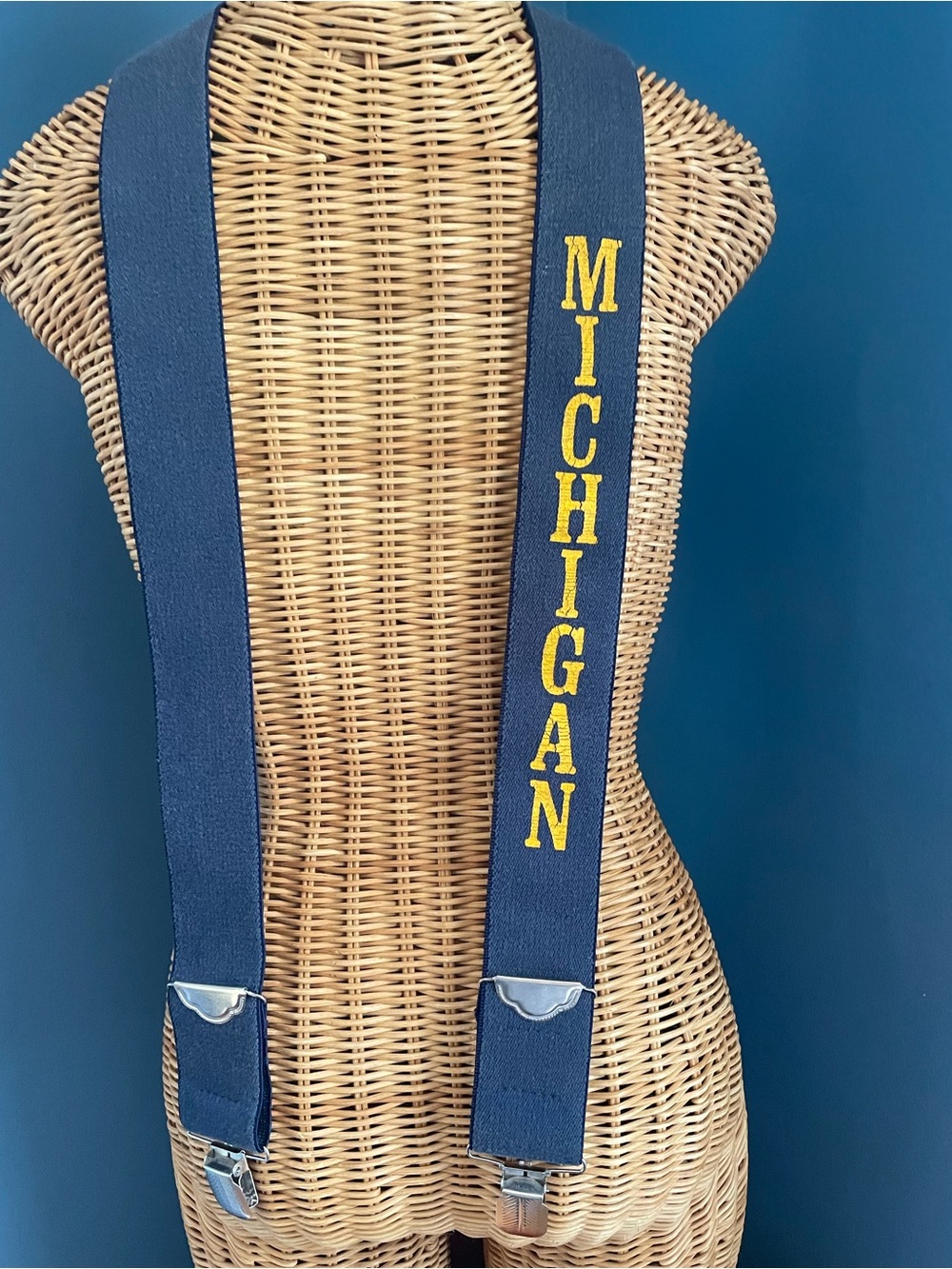 Michigan Suspenders UM University of Michigan Game Day Suspender Go Blue